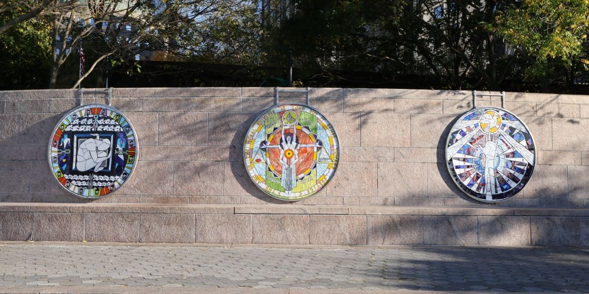 'Justice Reflected' Joins Battery Park City's Permanent Public Art Collection