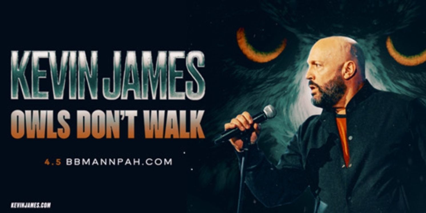 Kevin James to Bring OWLS DON'T WALK Tour to the Barbara B. Mann Performing Arts Hall in April  Image