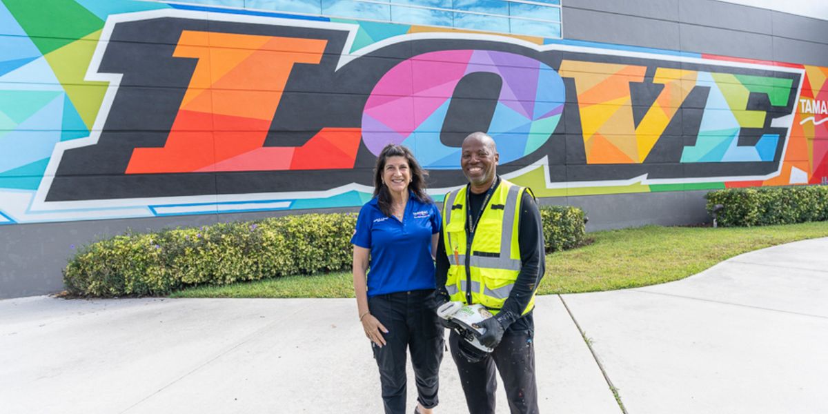 'Lead with Love' Mural by Cey Adams to Make Debut in Tamarac