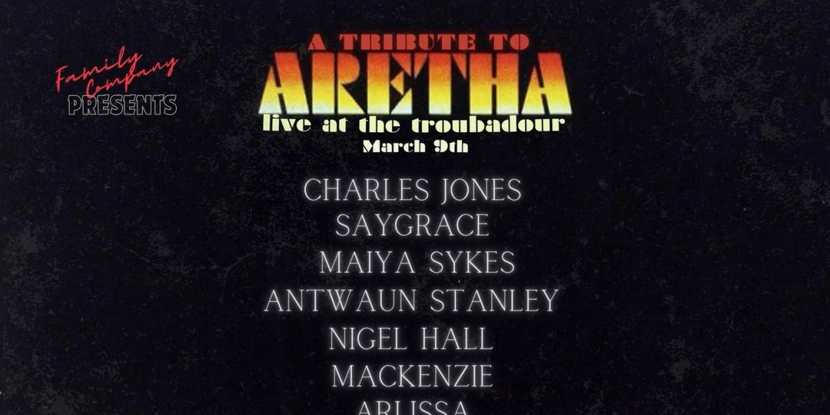 The Family Company Band Will Perform ARETHA: A Tribute To Aretha Franklin This Weekend