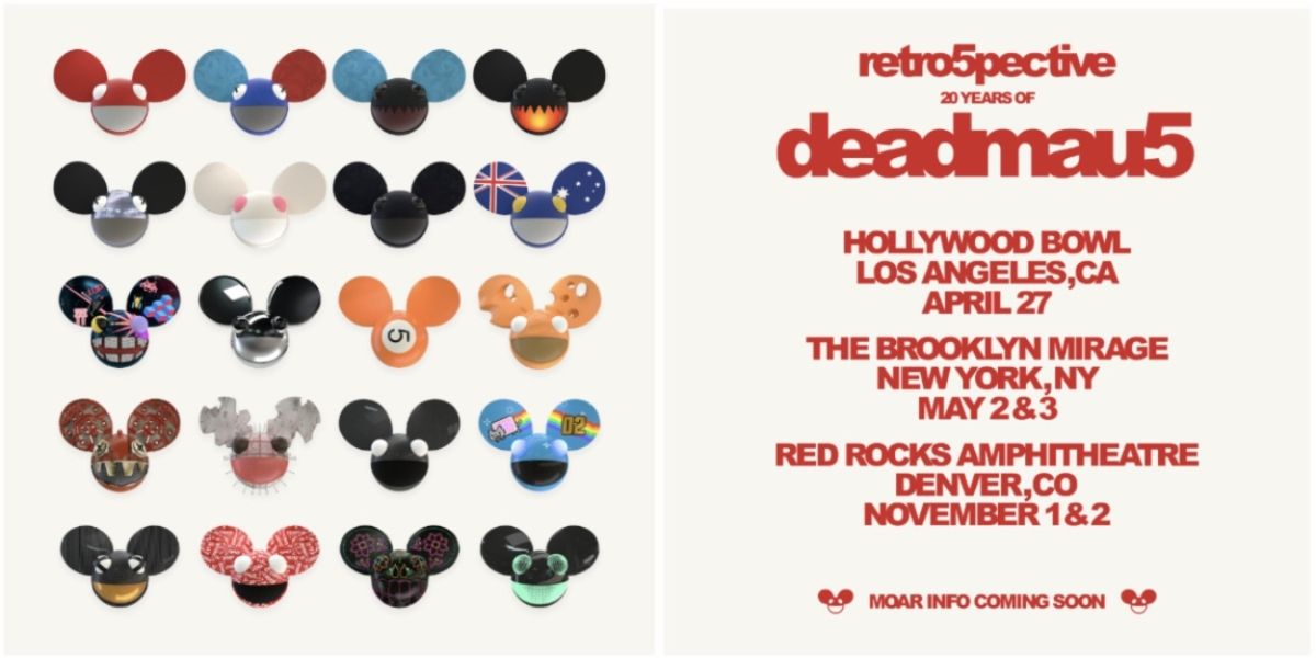 'retro5pective: 20 Years Of Deadmau5' Shows Announced For LA & Brooklyn