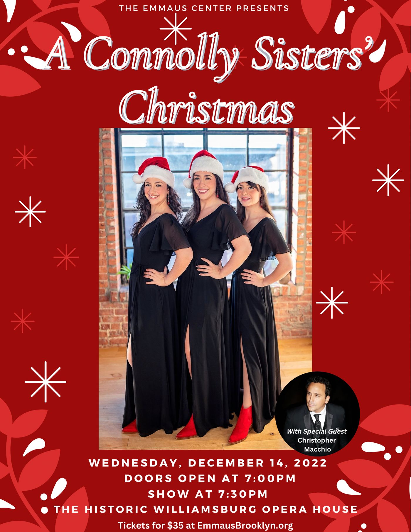 The Connolly Sisters Bring Holiday Cheer to The Historic Williamsburg Opera House, December 14  Image