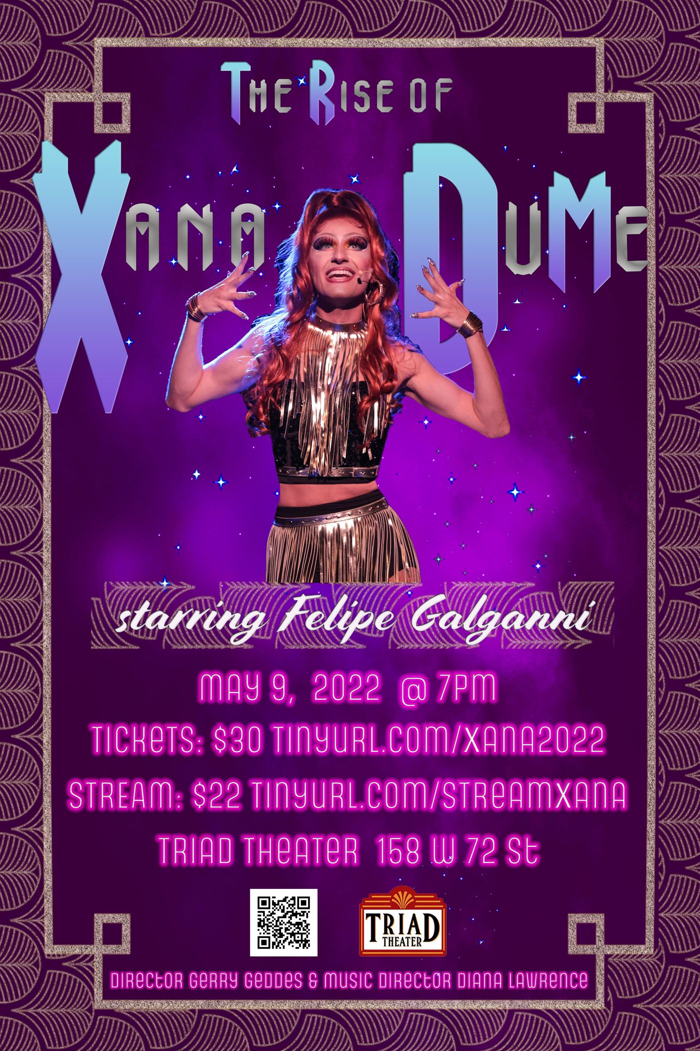 Felipe Galganni Is Back With THE RISE OF XANA DUME at The Triad Theater on May 9 Felipe Galganni Is Back With THE RISE OF XANA DUME at The Triad Theater on May 9 Image