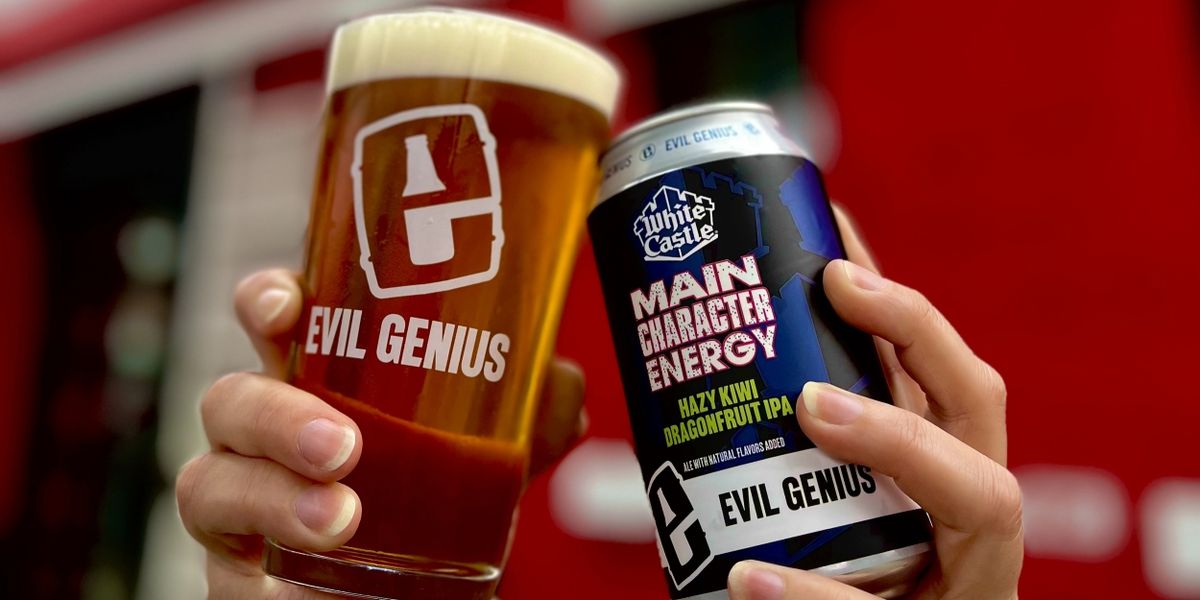 White Castle and Evil Genius Beer Team Up on New Limited Edition Hazy Kiwi Dragon Fruit IPA