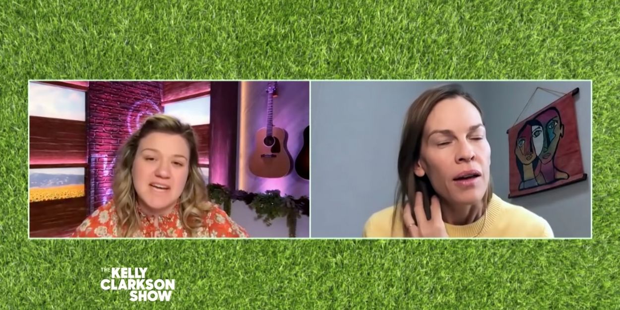 VIDEO: Watch Hilary Swank Interviewed on THE KELLY CLARKSON SHOW Video