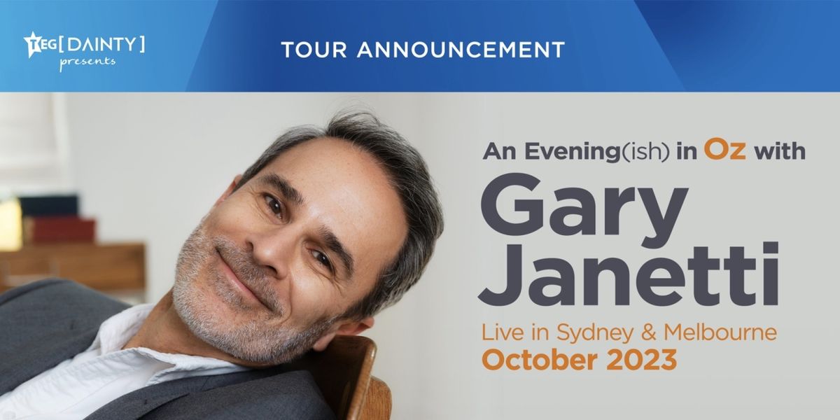 Gary Janetti Will Perform Live In Australia For The First Time This October