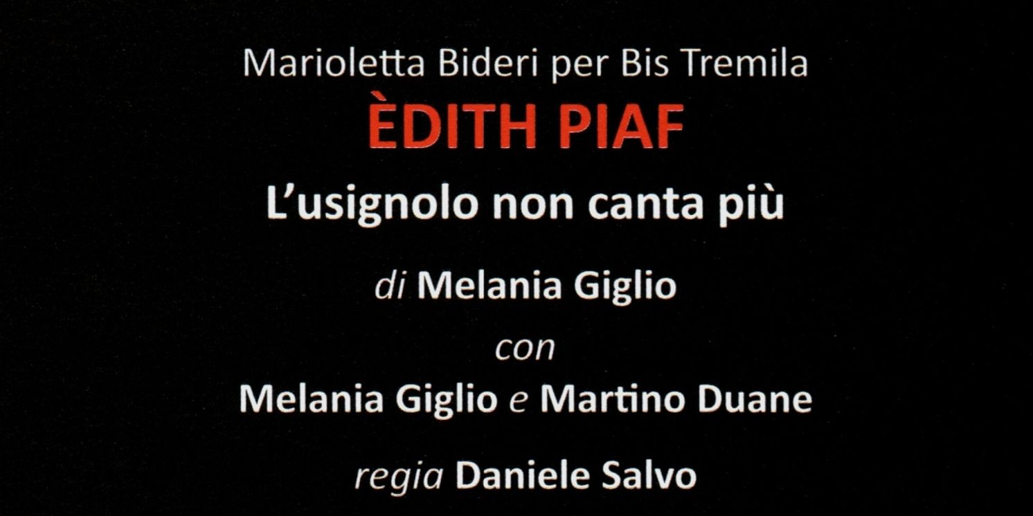 Review: EDITH PIAF L'USIGNOLO NON CANTA PIÙ all' OFF/OFF THEATRE  Image
