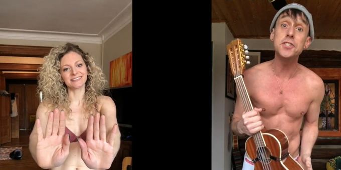 VIDEO: The Skivvies Embrace Social Distancing in HERCULES Parody