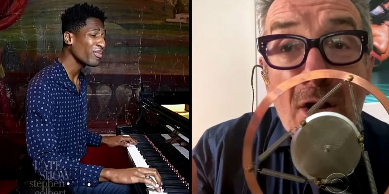 VIDEO: Elvis Costello Performs 'Hey Clockface / How Can You Face Me' on THE LATE SHOW Video