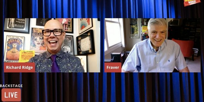 VIDEO: Meet the Man Behind the Show Posters- Frank 'Fraver' Verlizzo Visits Backstage LIVE with Richard Ridge- Watch Now!