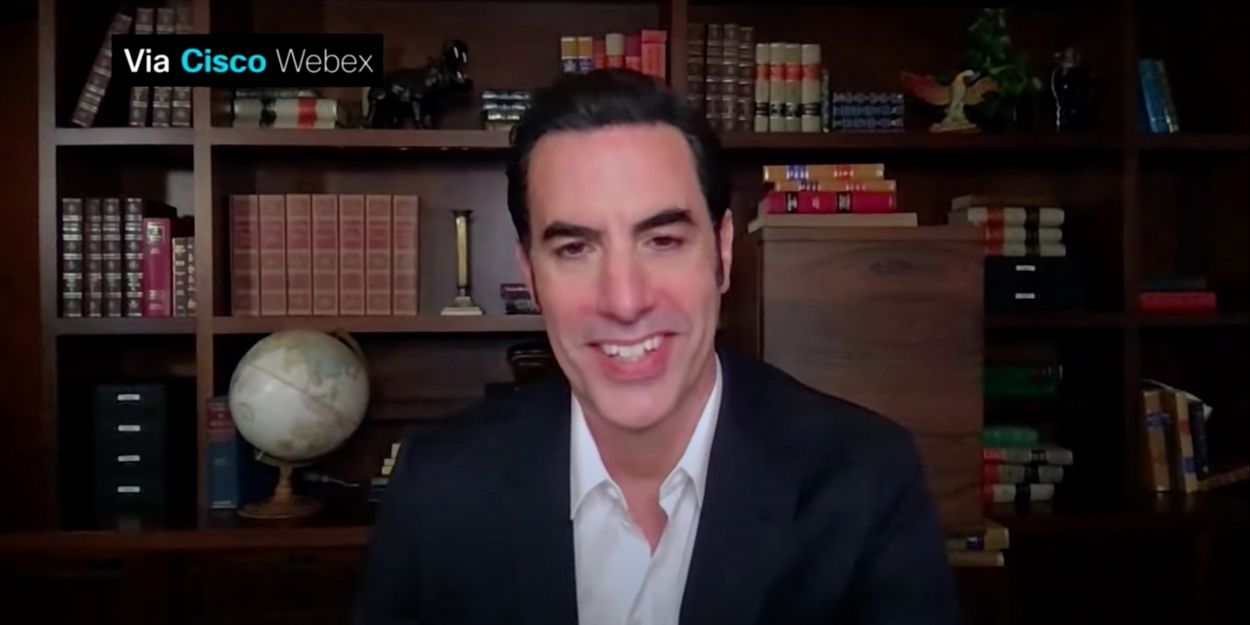 VIDEO: Sacha Baron Cohen Talks TRIAL OF THE CHICAGO 7 & BORAT on JIMMY KIMMEL LIVE! Video