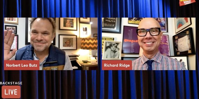 VIDEO: Norbert Leo Butz Talks GIVE OR TAKE on Backstage with Richard Ridge