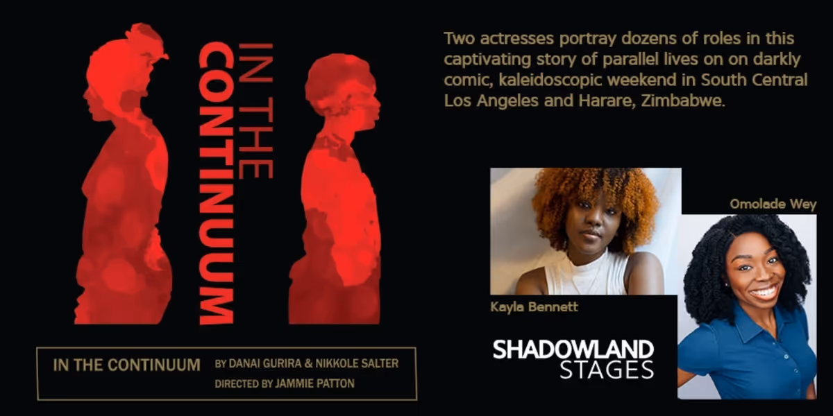 IN THE CONTINUUM Opens at Shadowland Stages This Week