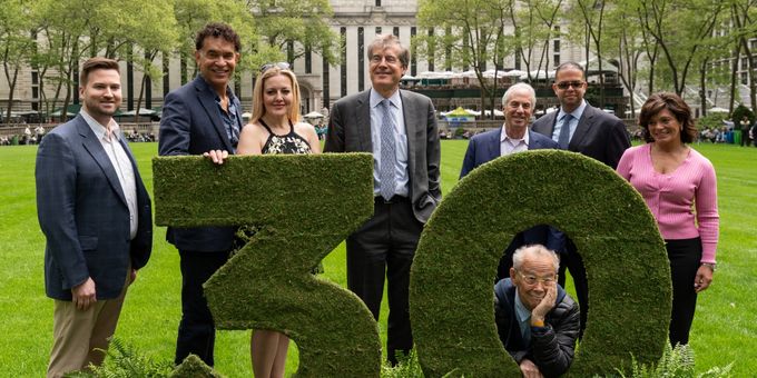 VIDEO: Broadway Legend Joel Grey Stops In to Celebrate Bryant Park Day!