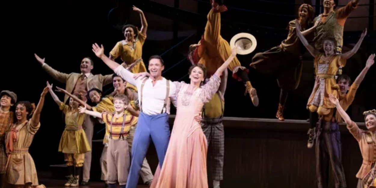 VIDEO: Hugh Jackman Celebrates Sutton Foster's Drama League Awards Win with Curtain… Video