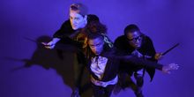 Asia Marie Hicks, Phoenix Eldridge, and Joe Bailey Say PUFFS at Ringwald Theatre Will