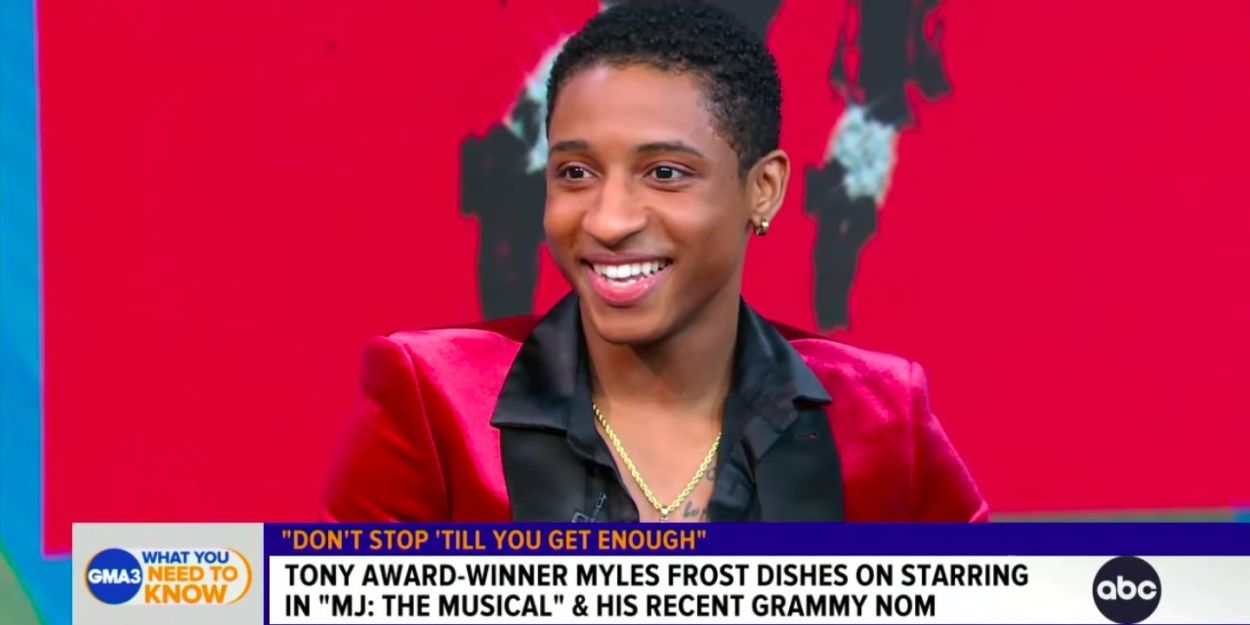 VIDEO: MJ Star Myles Frost Reveals His Full Circle Moment With Jennifer Hudson GMA3 Video