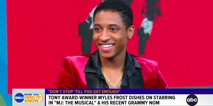 VIDEO: MJ Star Myles Frost Reveals His Full Circle Moment With Jennifer Hudson GMA3
