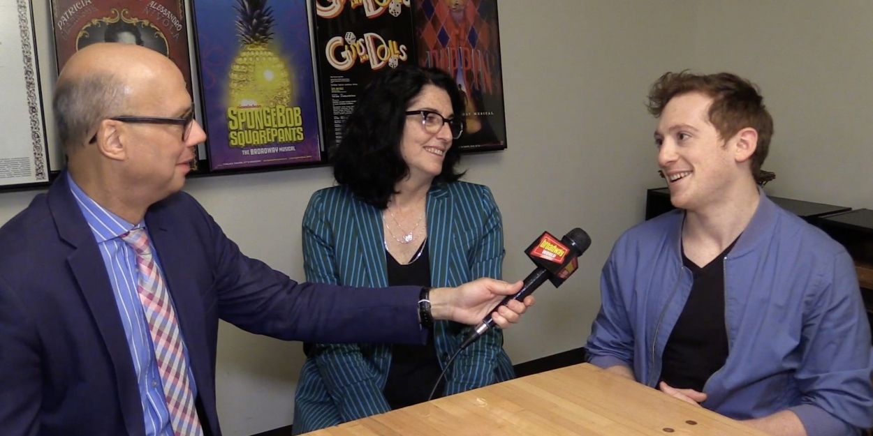 TV: Ethan Slater and Tina Landau Get Ready for Nickelodeon's Bikini Bottom Broadcast! Video