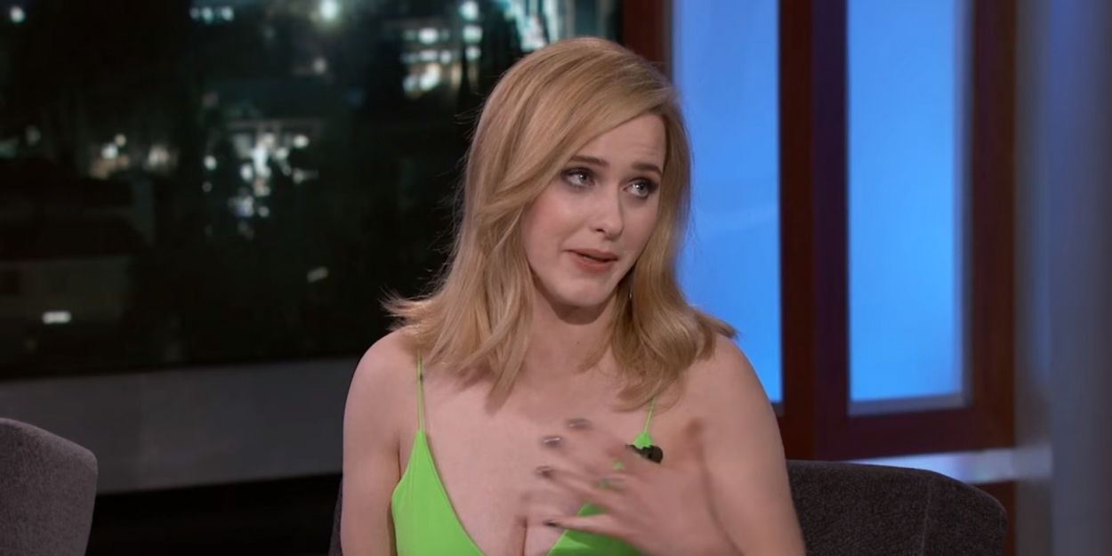 VIDEO: Rachel Brosnahan Details Her GOLDEN GLOBES Emergency on JIMMY KIMMEL LIVE! Video