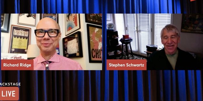 VIDEO: Legendary Composer Stephen Schwartz Visits Backstage with Richard Ridge