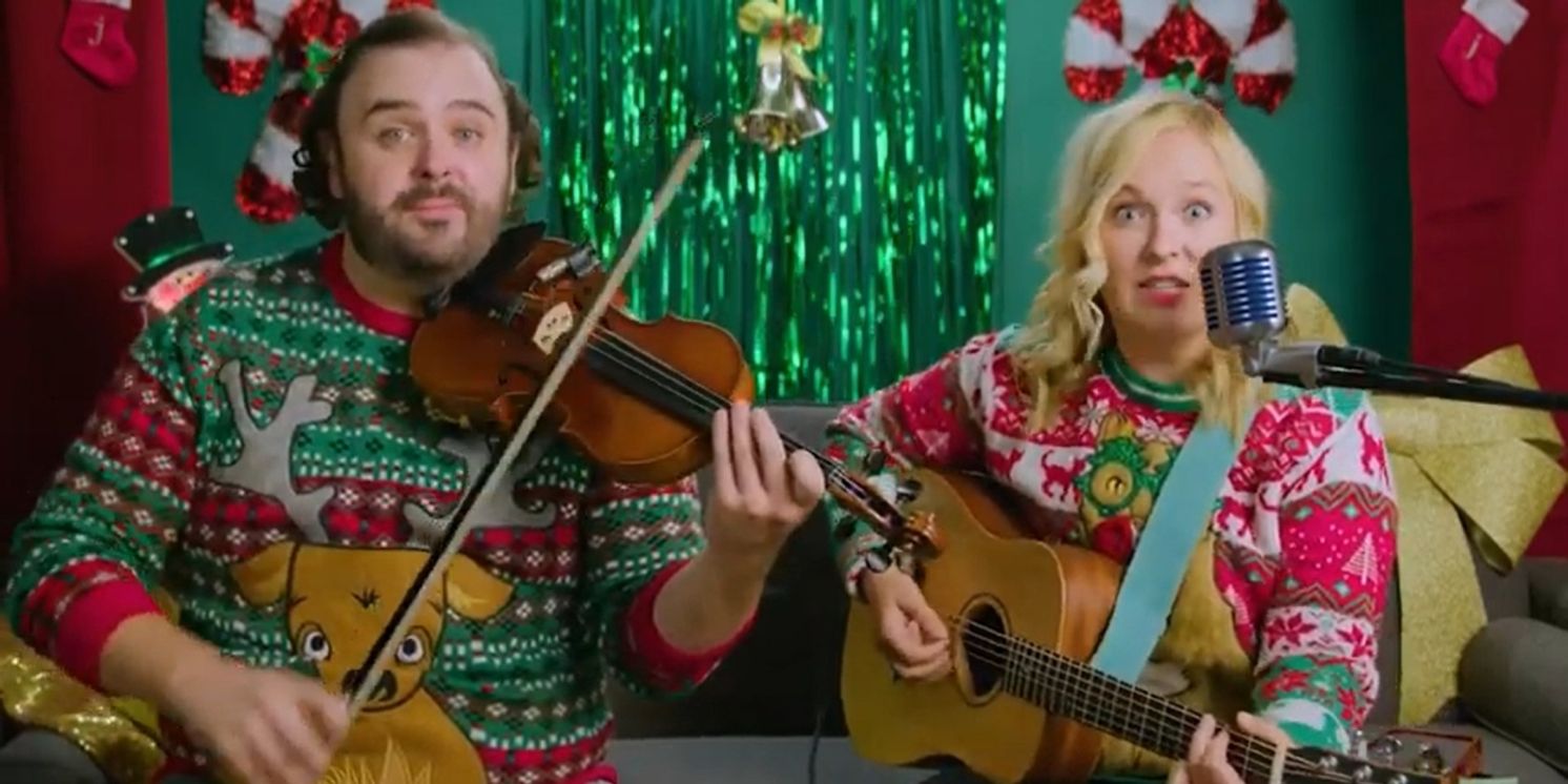 Julia Mattison and Joel Waggoner's Viral ADVENT CAROLNDAR to Have First-Ever Live Shows in December  Image