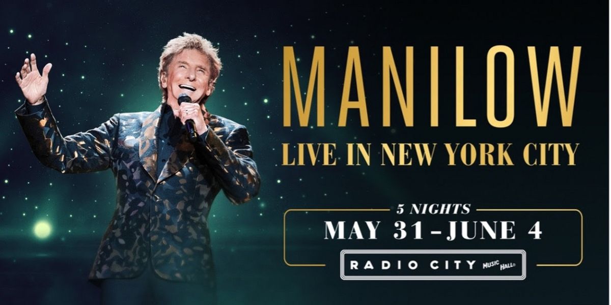Barry Manilow to Play Five Nights at Radio City Music Hall