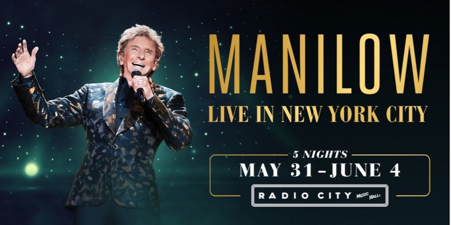 Barry Manilow to Play Five Nights at Radio City Music Hall  Image