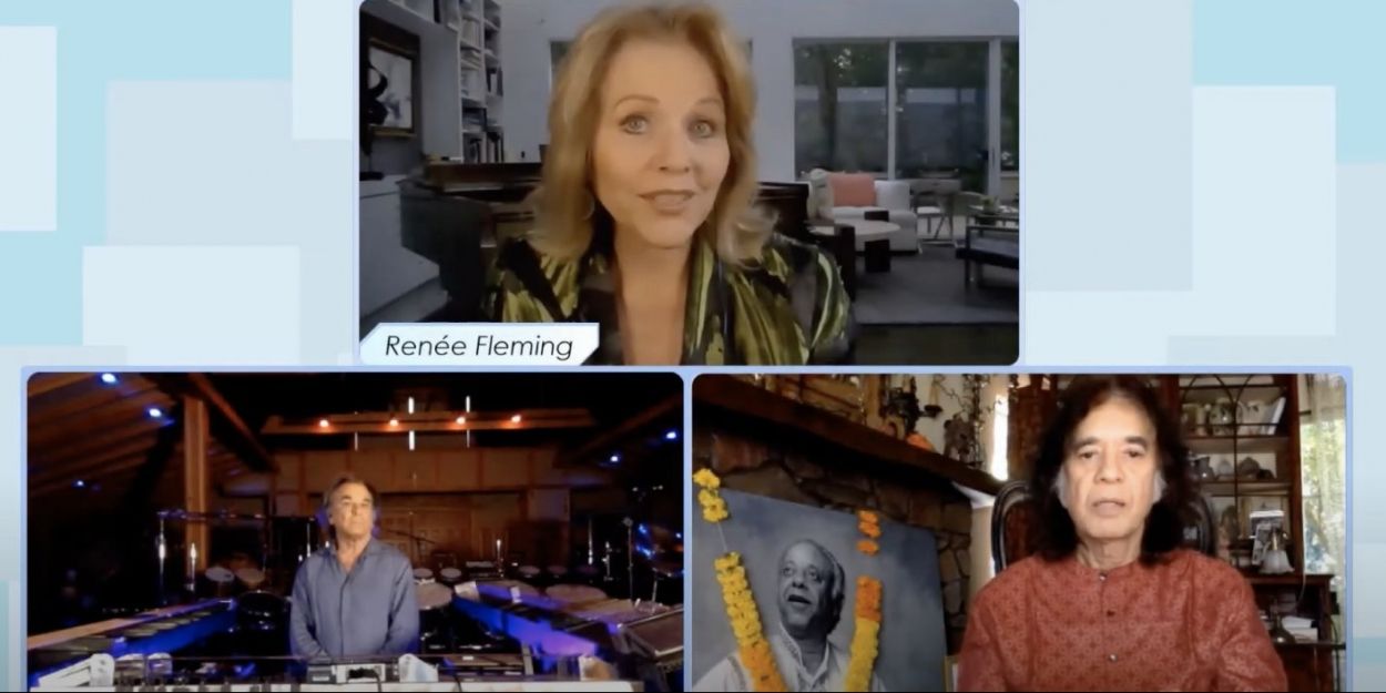 VIDEO: Renee Fleming, Mickey Hart, and Zakir Hussain Perform 'Open Eyes' Video
