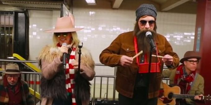 VIDEO: Alanis Morissette and Jimmy Fallon Perform in Disguise in NYC Subway