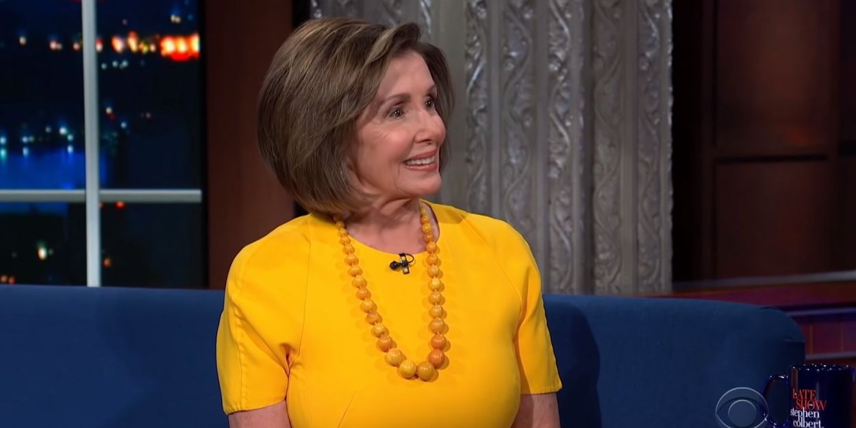 VIDEO: Watch Speaker Nancy Pelosi Interviewed on THE LATE SHOW WITH STEPHEN COLBERT Video