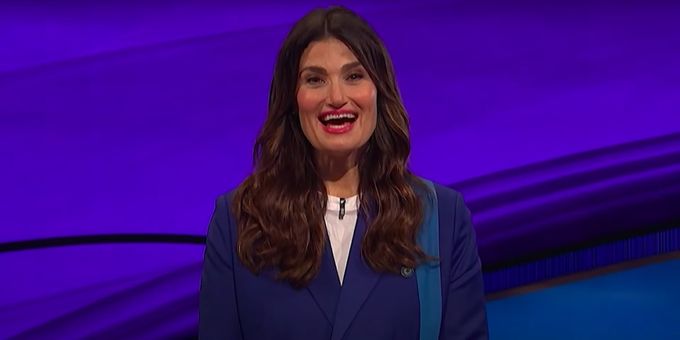 VIDEO: Idina Menzel Reads Her Own JEOPARDY! Category