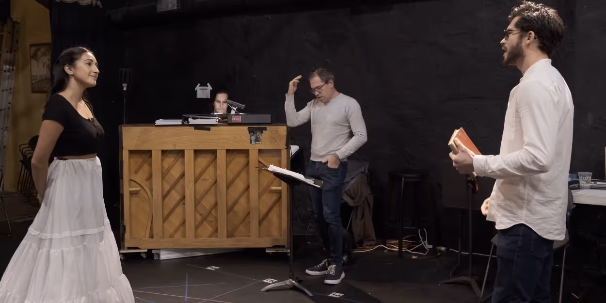 Exclusive: Graham Phillips & Krystina Alabado Sing 'Move On' in Rehearsal For… Video