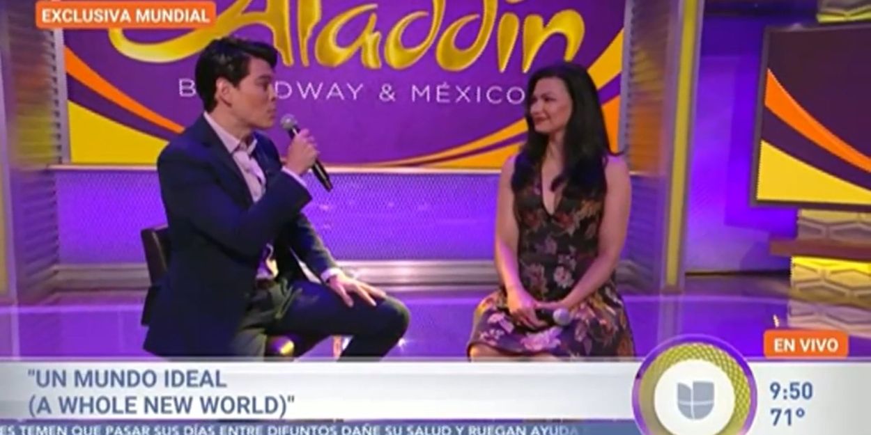 VIDEO: ALADDIN's Rodney Ingram & Katie Terza Perform Dual Language 'A Whole New… Video