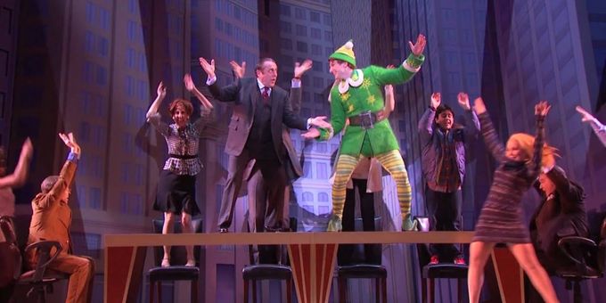 Broadway Rewind: Get Sparklejollytwinklejingley with Scenes from ELF!