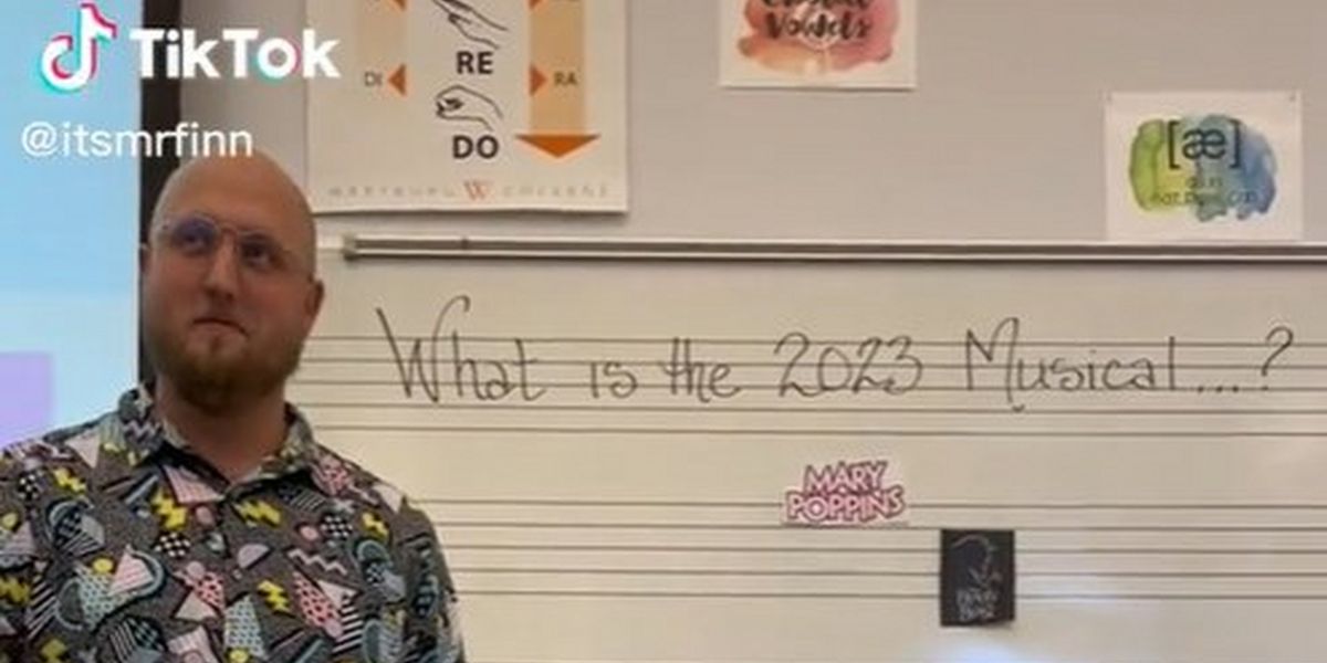 WATCH: Teacher's TikToks Revealing High School's Upcoming Musical Go Viral