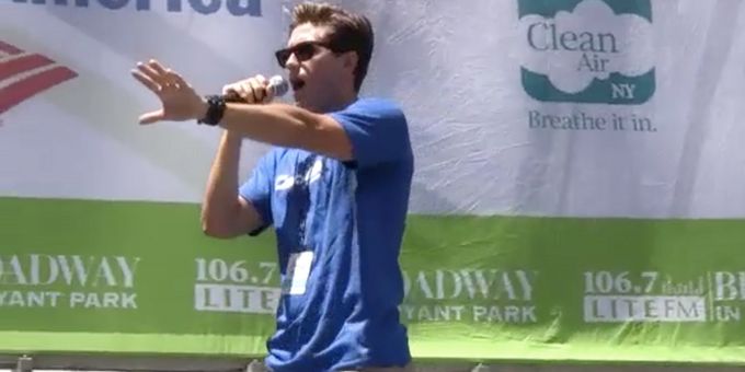 Broadway Rewind: CATCH ME IF YOU CAN Catches on at Bryant Park in 2011