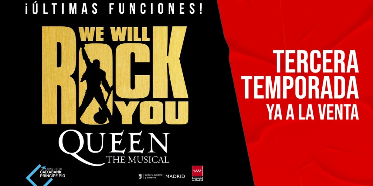 WE WILL ROCK YOU confirma su tercera temporada en Madrid