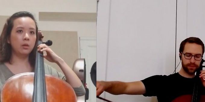 VIDEO: NY Phil's Sumire Kudo and Nathan Vickery Perform Barrière's Sonata No. 10 for Two Cellos