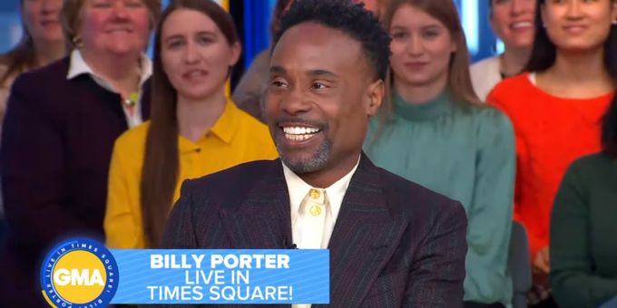 VIDEO: Billy Porter Talks About His GOLDEN GLOBES Look on GOOD MORNING AMERICA