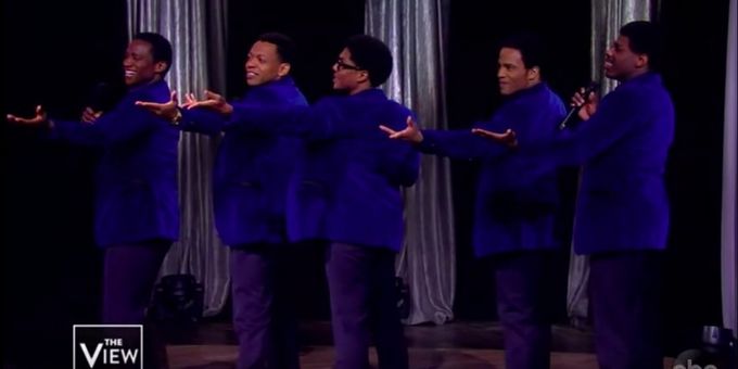 VIDEO: The Cast of AIN'T TOO PROUD Performs with Motown Songwriters Eddie and Brian Holland
