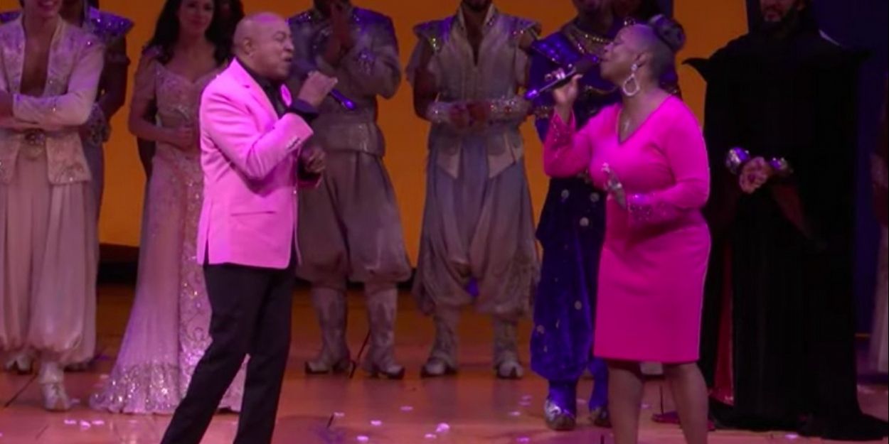 VIDEO: Regina Belle & Peabo Bryson Reunite at ALADDIN on Broadway to Sing 'A Whole… Video