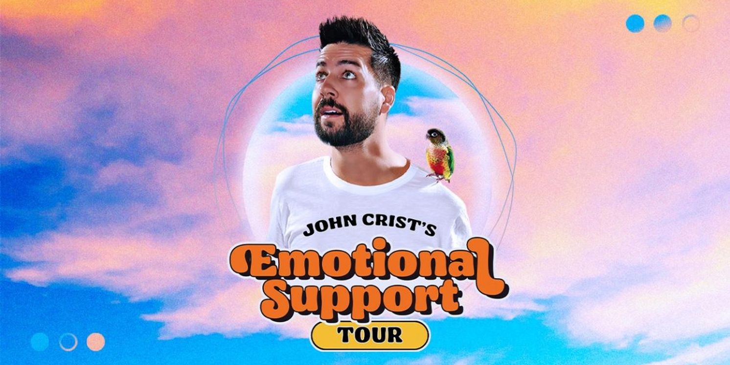 Comedian John Crist to Bring EMOTIONAL SUPPORT Tour To The Kentucky Center in June 2023  Image