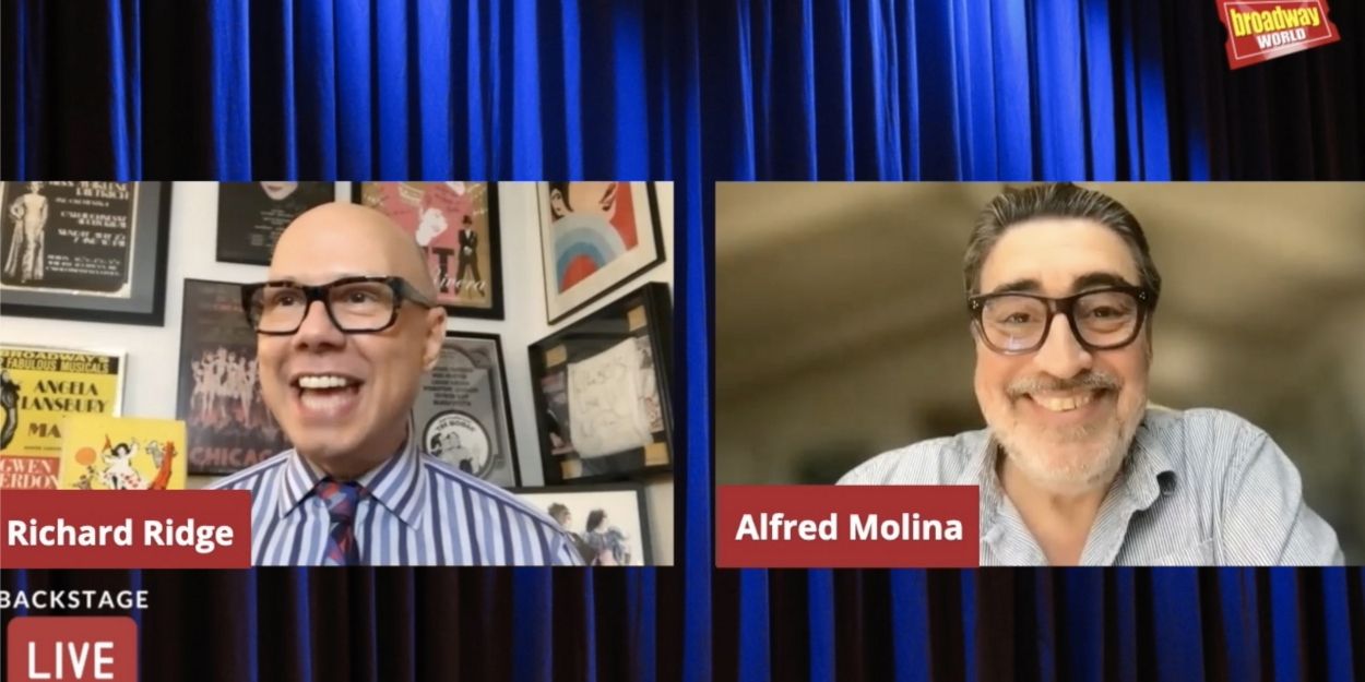 VIDEO: Alfred Molina Visits Backstage LIVE with Richard Ridge- Watch Now! Video