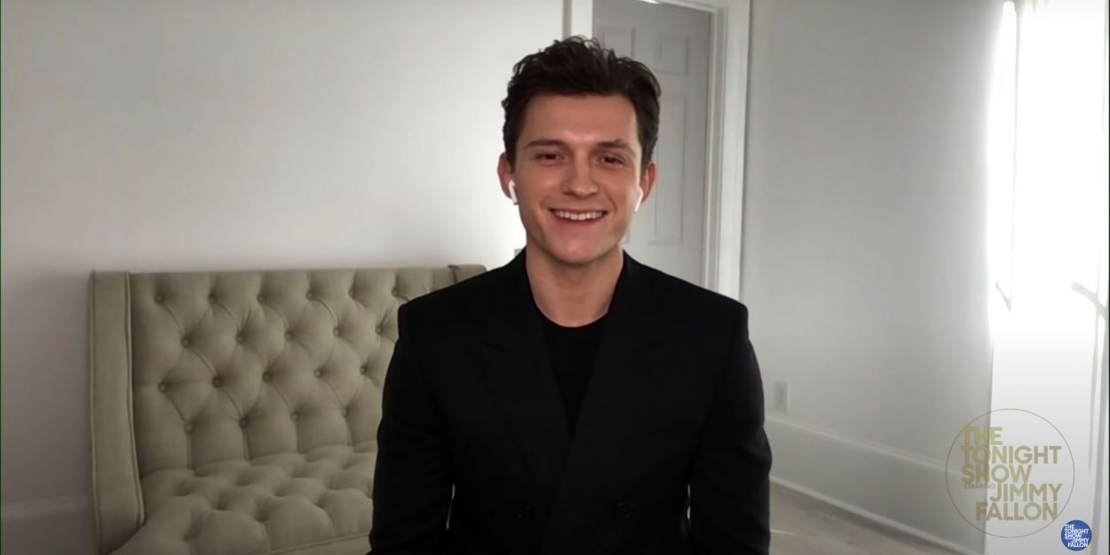 VIDEO: Tom Holland Talks About Shooting SPIDER-MAN on THE TONIGHT SHOW Video