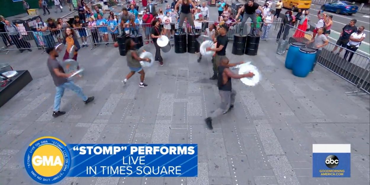 VIDEO: STOMP Performed This Morning on GOOD MORNING AMERICA! Video