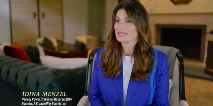 VIDEO: Idina Menzel Talks A BroaderWay Foundation on Lifetime & Variety's POWER OF WOMEN Special