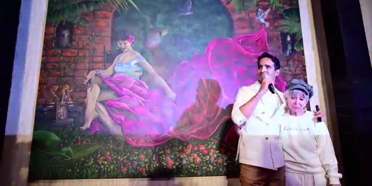 VIDEO: Ektor Rivera Unveils Rita Moreno Mural Commissioned By Lin-Manuel Miranda Video