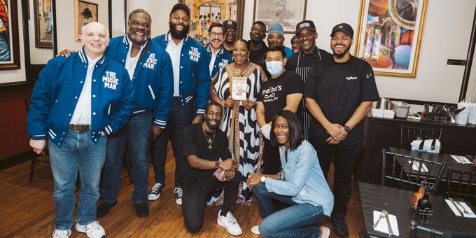 Photos & Video: THE MUSIC MAN Barbershop Quartet Visits Chef Melba Wilson to Celebrate 'Melba's Music Man Sundae'