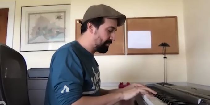 VIDEO: Lin-Manuel Miranda Improvises a Quarantine-Inspired Song For Conan O'Brien
